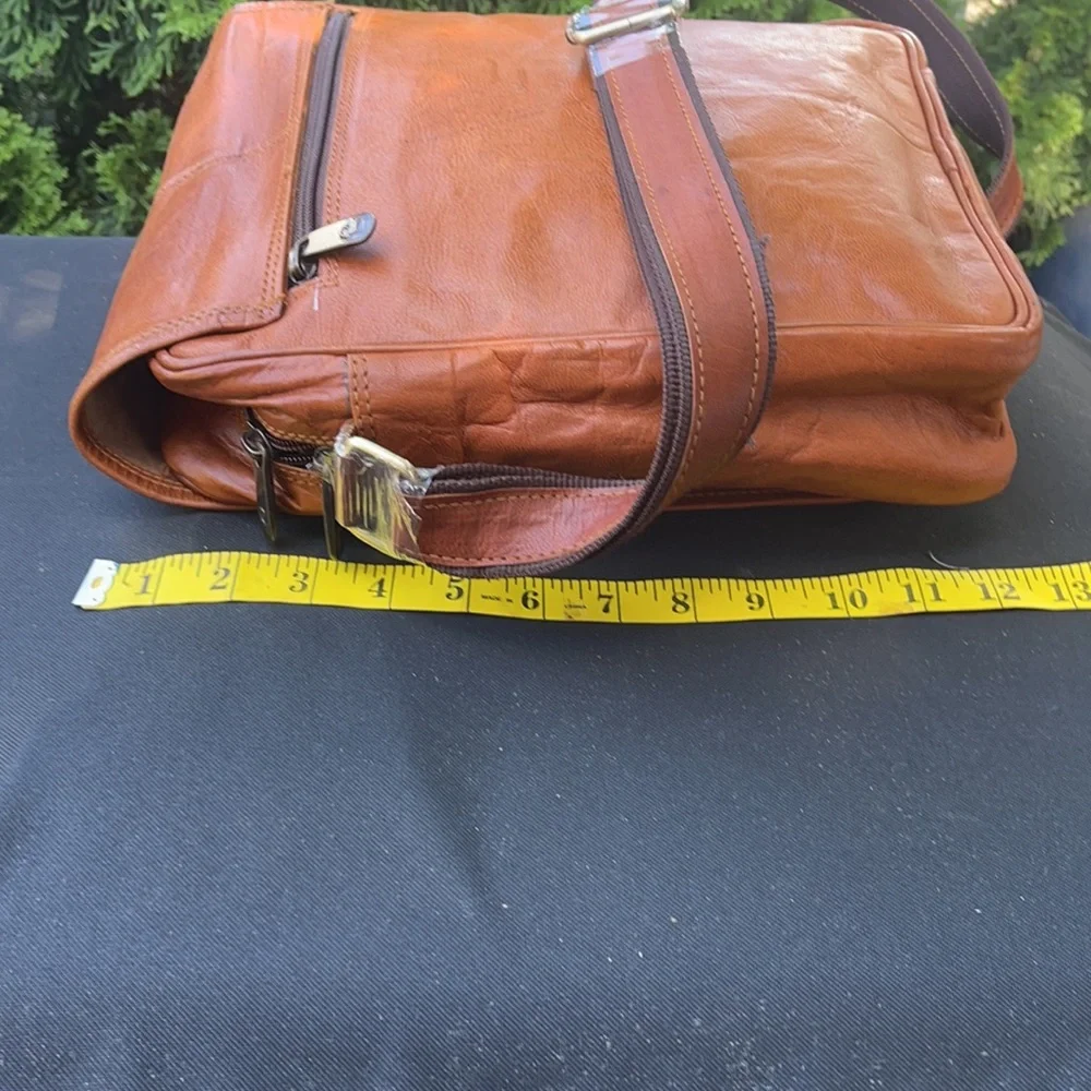 Urban leather satchel